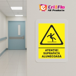 Indicator Atentie suprafata alunecoasa, Sticker autocolant - Img 5
