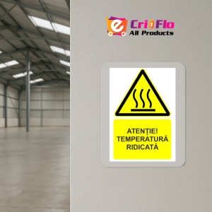 Indicator Atentie temperatura ridicata indicatoare de avertizare, Sticker autocolant - Img 4