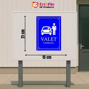 Indicator Attendant car parking sign valet service, Sticker autocolant - Img 2