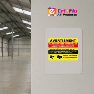 Indicator avertisment pentru parcarea neregulamentara, Sticker autocolant - Img 4