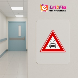 Indicator Avertisment vizibilitate slaba, Sticker autocolant - Img 4