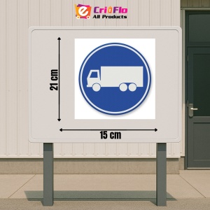 Indicator Banda obligatorie pentru camioane, Sticker autocolant - Img 2