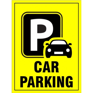 Indicator Car parking Sign, Sticker autocolant