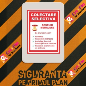 Indicator Colectare selectiva 2, Sticker autocolant - Img 3