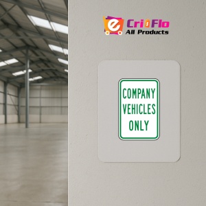 Indicator Company Vehicles Only Sign, Sticker autocolant - Img 4