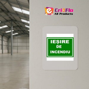 Indicator Cu iesire de incendiu, Sticker autocolant - Img 4