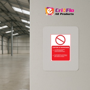 Indicator Cu instructiuni de folosinta cuptor cu microunde, Sticker autocolant - Img 4