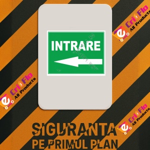 Indicator Cu intrare prin stanga, Sticker autocolant - Img 3