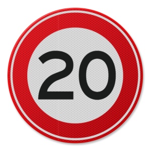 Indicator cu viteza maxima de 130 km pe ora, Sticker autocolant