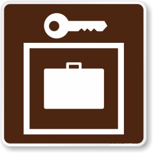 Indicator De bagaje, Sticker autocolant