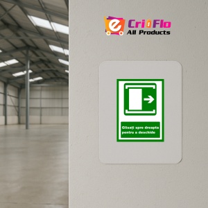 Indicator De iesire glisati spre dreapta pentru a deschide, Sticker autocolant - Img 3