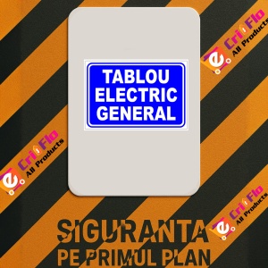 Indicator De informare pentru tablou electric general, Sticker autocolant - Img 2
