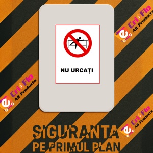 Indicator De interzicere nu urcati, Sticker autocolant - Img 2