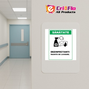 Indicator Dezinfectanti inainte de lucrare, Sticker autocolant - Img 4