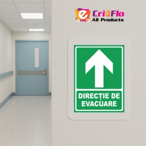 Indicator Directie de evacuare inainte, Sticker autocolant - Img 5