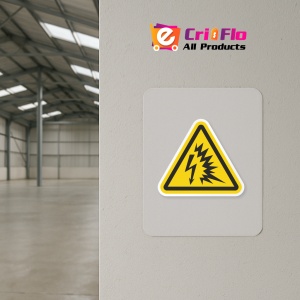 Indicator Eticheta pentru curent fulger, Sticker autocolant - Img 3
