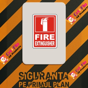 Indicator Fire Extinguisher signs sign, Sticker autocolant - Img 2