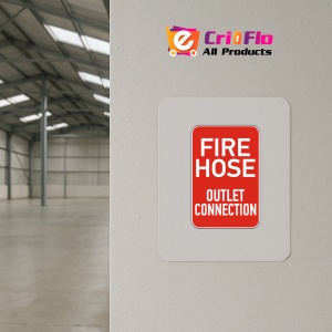 Indicator Fire Hose Outlet Connection Sign, Sticker autocolant - Img 3