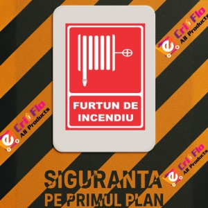 Indicator Furtun de incendiu, Sticker autocolant - Img 3