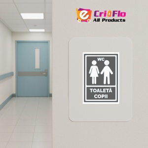 Indicator Gri pentru toaleta copii, Sticker autocolant - Img 4