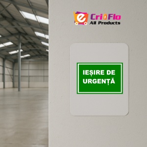 Indicator Iesire de urgenta, Sticker autocolant - Img 3