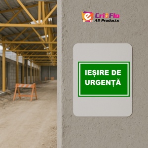 Indicator Iesire de urgenta, Sticker autocolant - Img 5