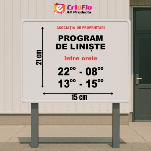Indicator Indicator program de liniste, Sticker autocolant - Img 2