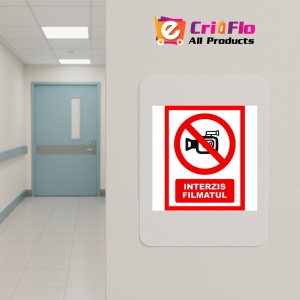 Indicator Interzis filmatul, Sticker autocolant - Img 4