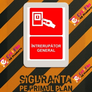 Indicator Intrerupator general indicator PSI autoadeziv sticker autocolantSticker autocolant - Img 3