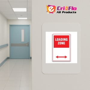 Indicator LOADING ZONE SIGN, Sticker autocolant - Img 4