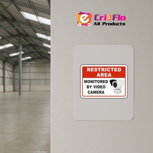 Indicator Monitored By Video Camera, Sticker autocolant - Img 3