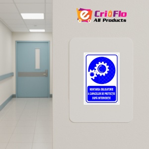 Indicator Montarea obligatorie a capacelor de protectie dupa interventie v1, Sticker autocolant - Img 4