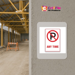 Indicator NO PARKING ANY TIME SIGNAGE, Sticker autocolant - Img 5