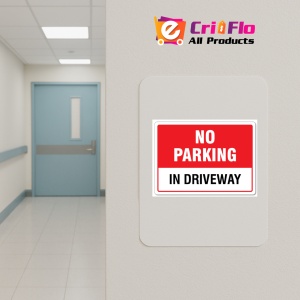 Indicator No parking in driveway, Sticker autocolant - Img 4