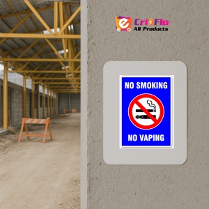 Indicator No smoking no vaping, Sticker autocolant - Img 5