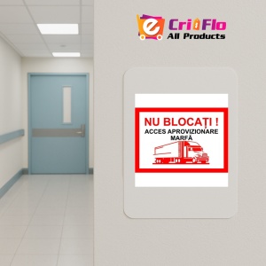 Indicator Nu blocati acces aprovizionare marfa v1, Sticker autocolant - Img 4
