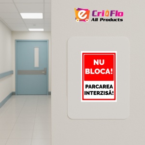 Indicator Nu blocati parcare interzisa, Sticker autocolant - Img 4