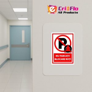 Indicator Nu parcati blocare roti v2, Sticker autocolant - Img 4