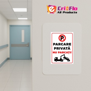 Indicator Nu parcati parcari private, Sticker autocolant - Img 4