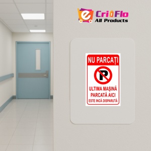 Indicator Nu parcati ultima masina parcata aici este inca disparuta, Sticker autocolant - Img 4
