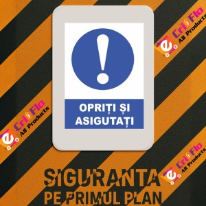 Indicator Opriti si asigutati, Sticker autocolant - Img 3