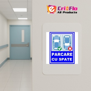 Indicator Parcare cu spate, Sticker autocolant - Img 4