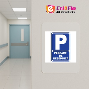 Indicator Parcare de resedinta, Sticker autocolant - Img 4