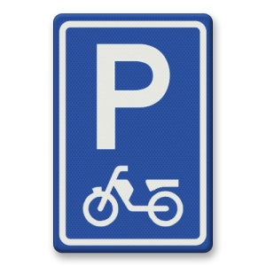 Indicator Parcare mopede motociclete, Sticker autocolant