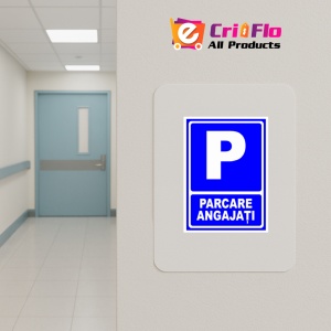 Indicator Parcare pentru angajati, Sticker autocolant - Img 4