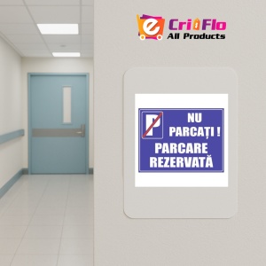 Indicator Parcare rezervata nu parcati, Sticker autocolant - Img 4
