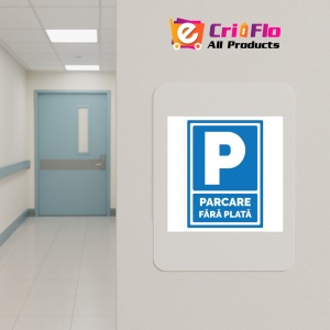 Indicator Parcari fara plata, Sticker autocolant - Img 4