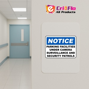 Indicator Parking Facilities Surveillance Sign, Sticker autocolant - Img 4