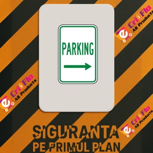 Indicator Parking Right Arrow Sign, Sticker autocolant - Img 2