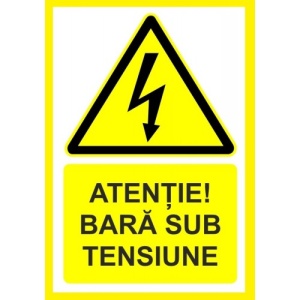 Indicator Pentru bara sub tensiune, Sticker autocolant